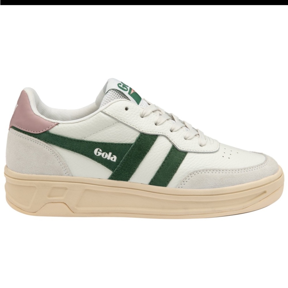 Gola Classic Topsin White and Green, Lavender Sneakers size EU 38